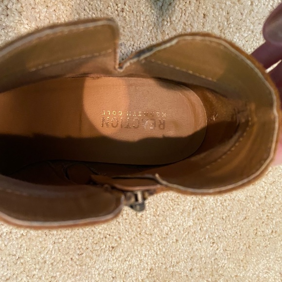 Cognac/Brown Heeled Booties - Picture 5 of 7